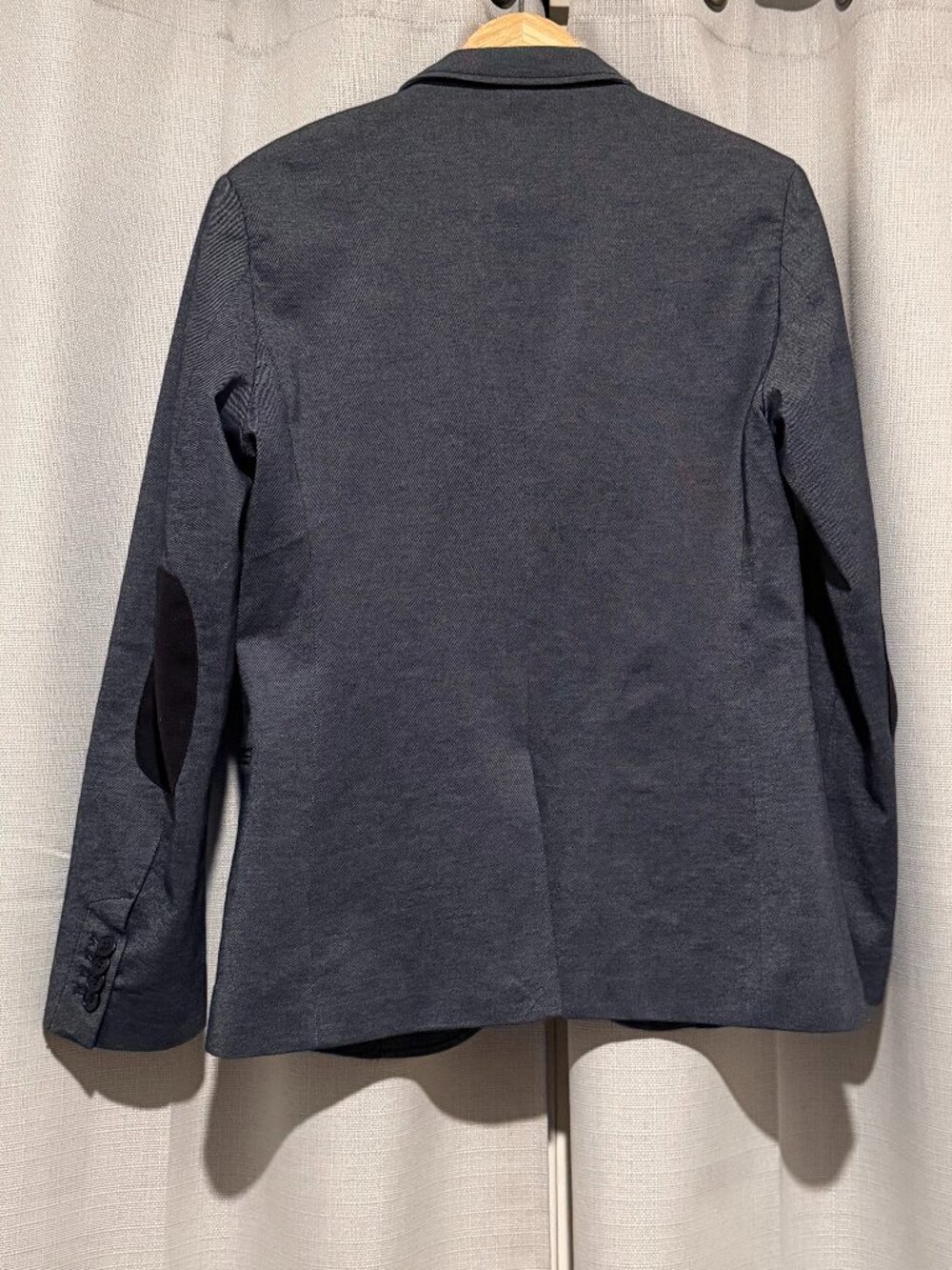 H&M Grey Tailored Sport Coat 36R - Modern Minimalist Blazer - Picture 3 of 9
